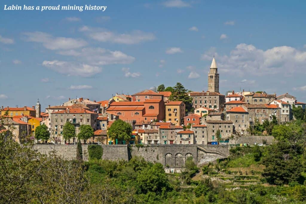 Town of Labin in Croatia - Istria's hilltop towns