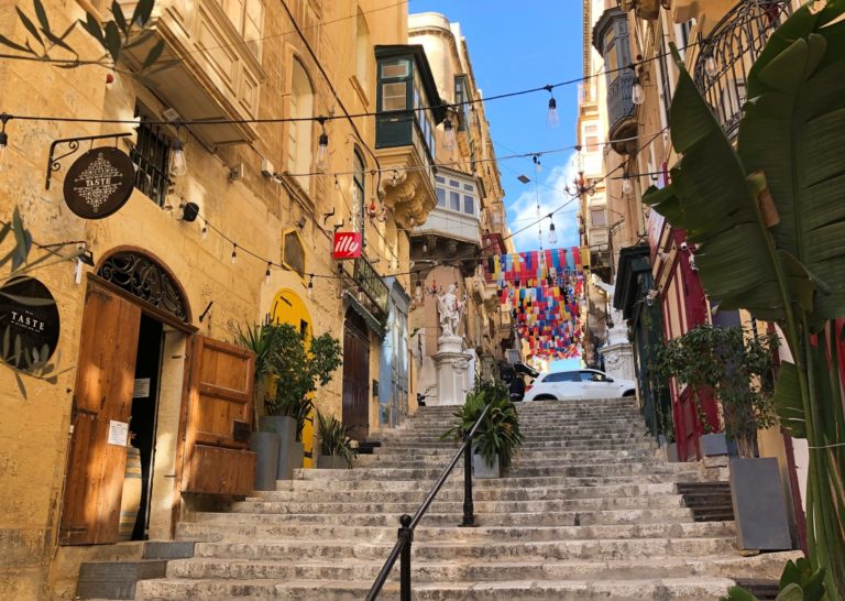 A postcard from Valletta