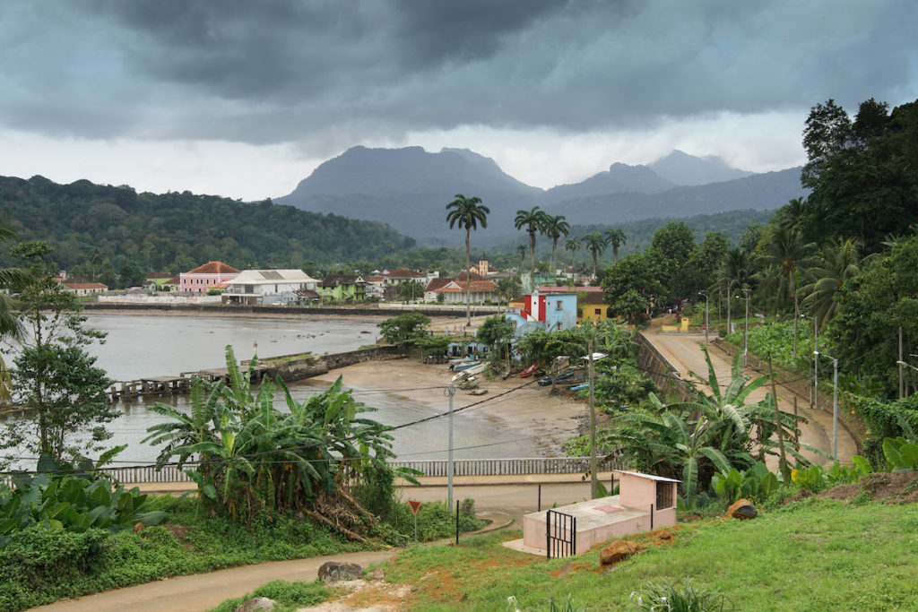 Santo Antonio capital of Principe Sao Tome Principe by alfotokunst, Shutterstock