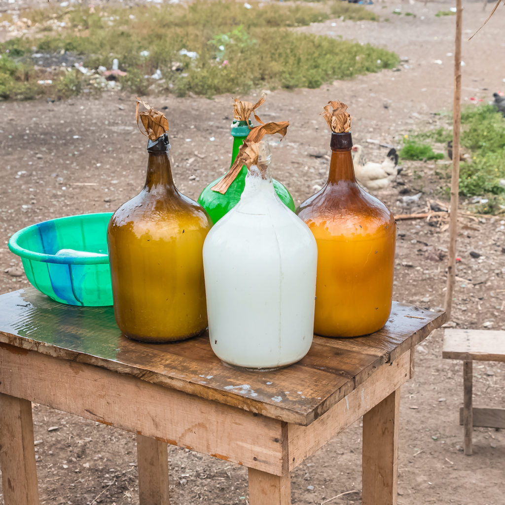 Palm wine Sao Tome Principe by Pascale Gueret Shutterstock