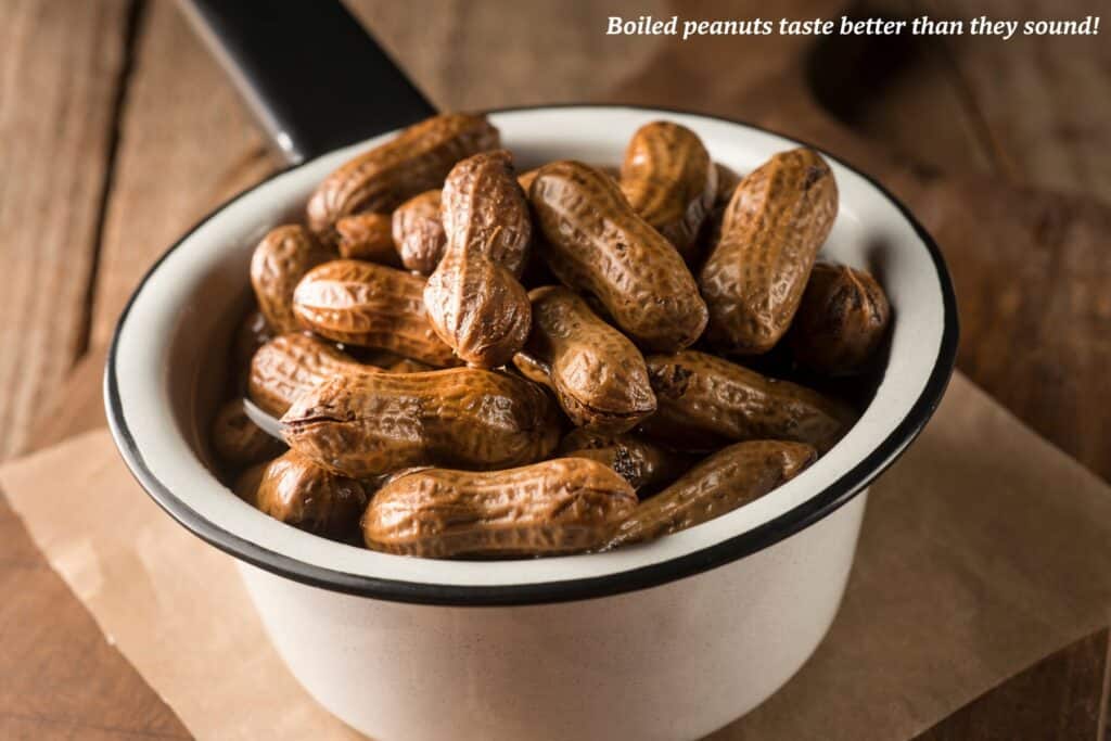 Bowl of boiled peanuts, what is Alabama famous for? 