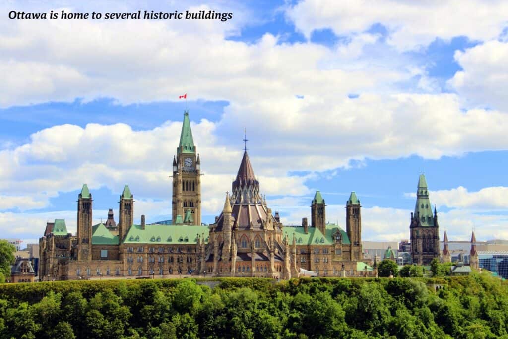 Parliament building in Ottowa, Canada 