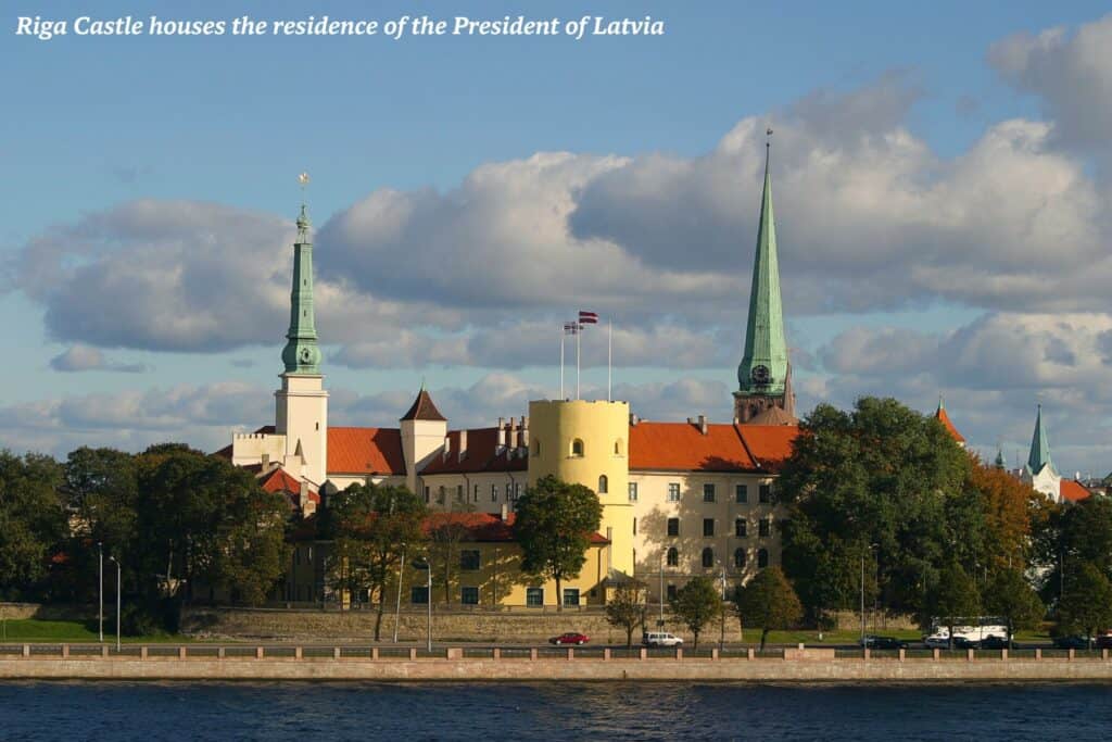 Roga castle by the river, the best castle in Latvia 