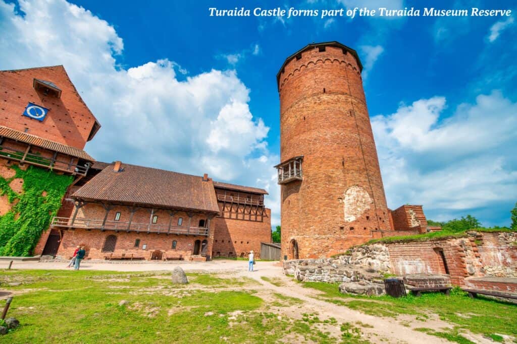 Turaida castle in latvia 
