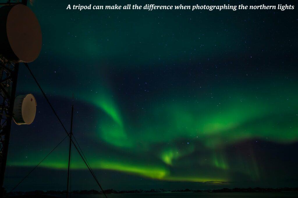 Northern lights near the capital city of Nuuk - northern lights in Greenland