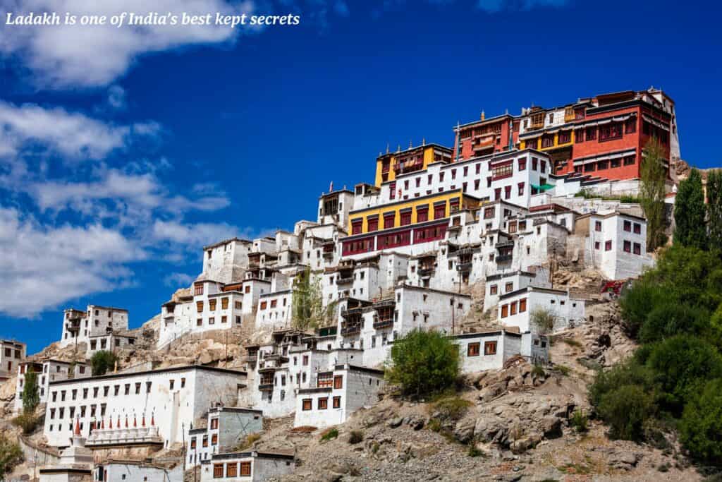 Houses built on a mountainside in Ladakh, India - best places to travel in 2025