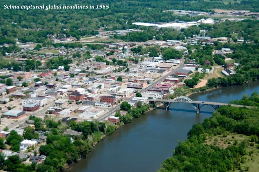 Skyline of Selma, Alabama - Civil Rights sites in Alabama