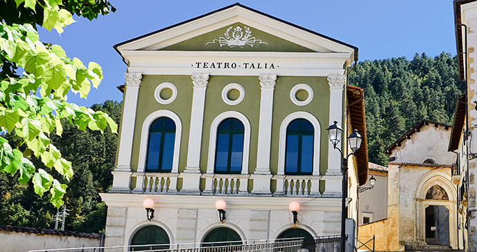 Talia Theatre, Tagliacozzo, Abruzzo, Italy, adamico, shutterstock